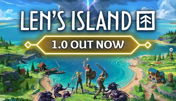 Len’s Island Build Fight & Farm in a Mystical Paradise